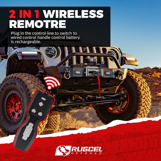 Thumbnail 1 de RUGCEL 12000lb Waterproof Electric Winch