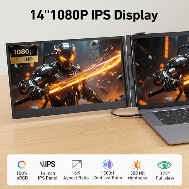 Detalle 2 de Vixtan 2.2lb 14" Portable Monitor Extender