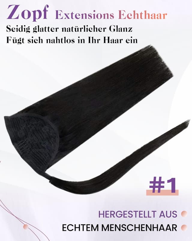 Thumbnail 2 de LaaVoo Zopf Extension 50 cm đâ