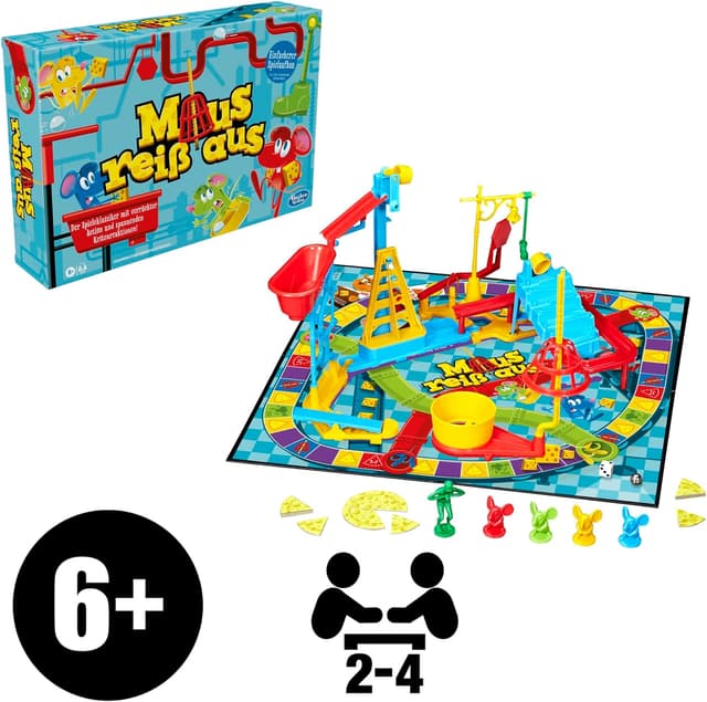 Detalle 2 de Maus reiß aus Familienspiel für 2–4 Spieler 🎲