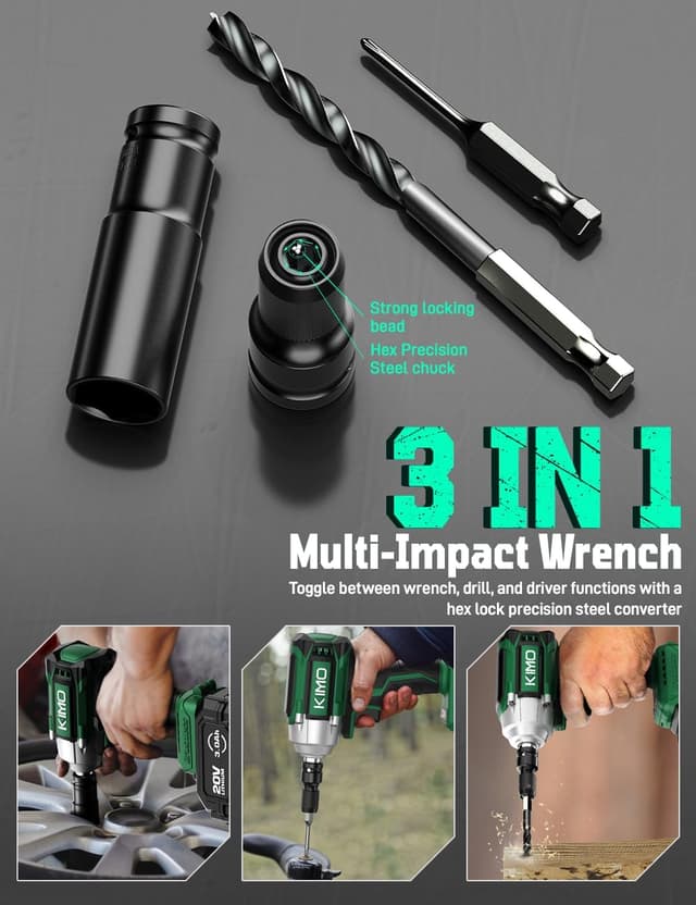 Thumbnail 4 de KIMO Impact Wrench 1200Nm 1/2