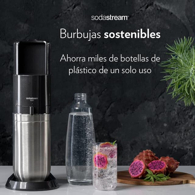 Thumbnail 2 de SodaStream Duo Pack - Gasificador Negro con Botellas de 1L 🥤