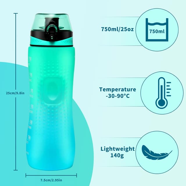 Thumbnail 4 de Binudum Motivations Trinkflasche 750 ml BPA frei