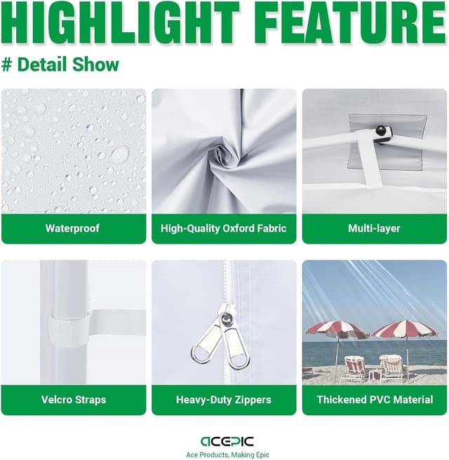 Detalle 2 de Acepic Paredes 3x3m Transparentes