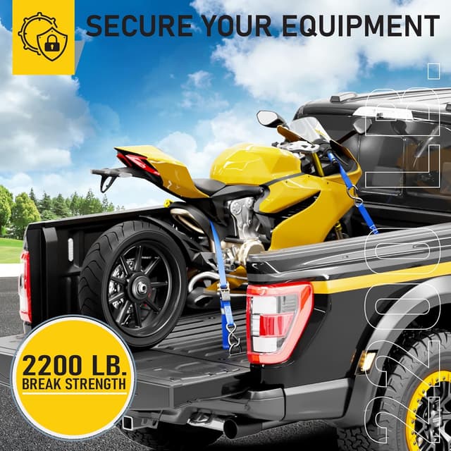 Thumbnail 5 de AUGO Ratchet Straps 15 ft, 2200 lb tie-downs