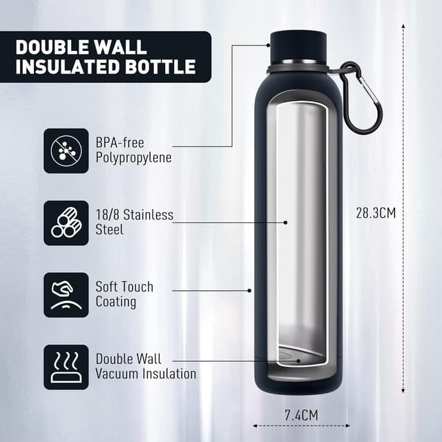 Detalle 2 de Exllena 750ml Insulated Water Bottle
