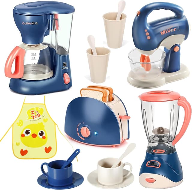 Imagen de Spielküche Kinder Spielzeug ab 3 Jahre Kaffeemaschine en OfertitasTOP
