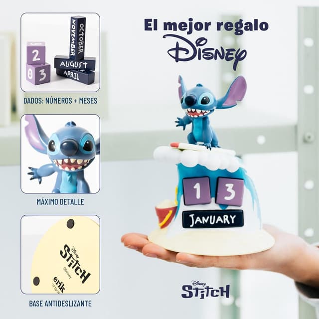 Thumbnail 2 de Calendario Perpetuo Stitch 3D figura 11,7 cm