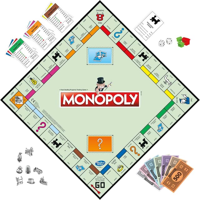 Detalle de Hasbro Gaming Monopoly strategy board game (8+), 2–6 players family game night favourite