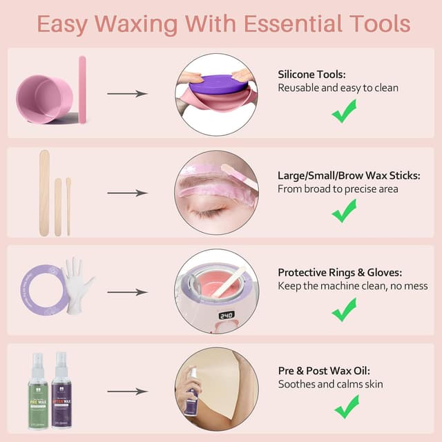 Thumbnail 6 de BLITZWAX Brazilian and Bikini Waxing Kit, 6 Packs