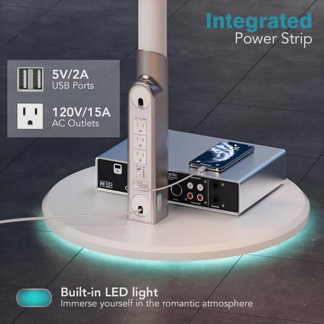 Thumbnail 4 de LLDEPLL Floor Mobile TV Stand 65" TV Cart