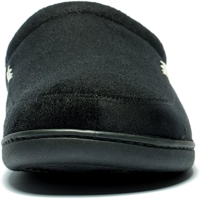 Detalle de NewDenBer Men's Memory Foam Suede Clogs