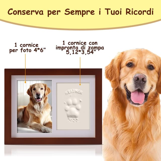 Detalle 2 de Cornice ricordo per animali PewinGo 6x4