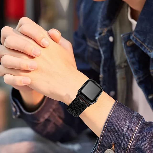 Detalle 2 de Adjustable Elastic Replacement Strap 4 Pack for Apple Watch