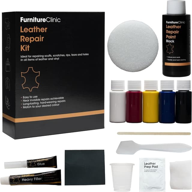 Detalle de Furniture Clinic Kit Riparazione Pelle 12 colori
