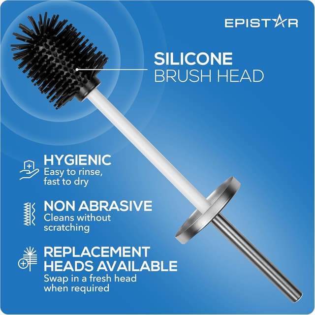 Detalle 2 de EPISTAR Silicone Toilet Brush 45cm Tall