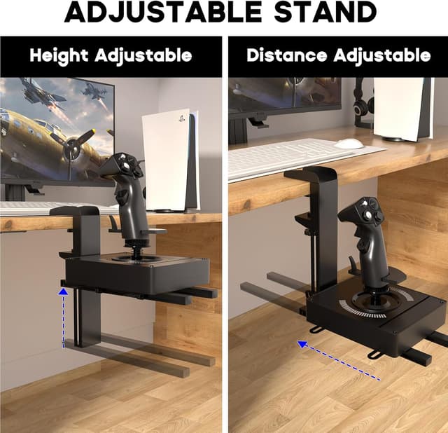 Thumbnail 2 de DIWANGUS UK Hotas Desk Mount for HOTAS joysticks