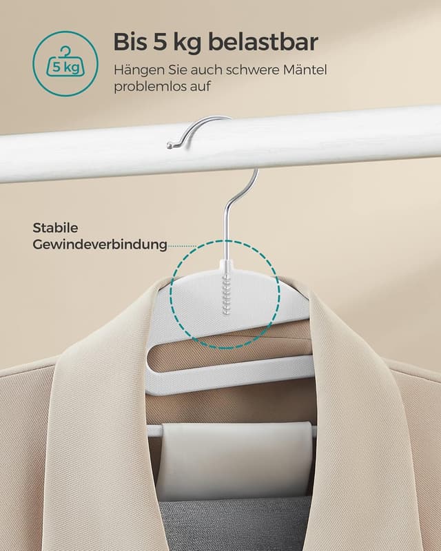 Detalle de Kleiderbügel SONGMICS 20er Set, 41,5 cm