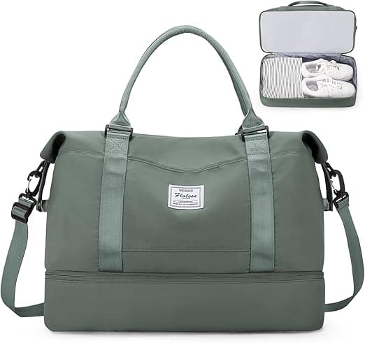 Detalle de Bolsa J2-Verde: Viaje, Gimnasio y Playa 🏖