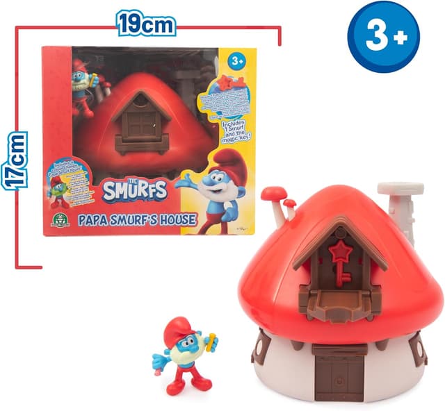 Detalle 2 de Giochi Preziosi PITUFOS Casa de Papá Pitufo