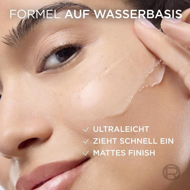 Detalle de L’Oréal Paris Revitalift Filler Mattierende Gel-Creme Oil Control mit Hyaluronsäure & Salicylsäure (50 ml)