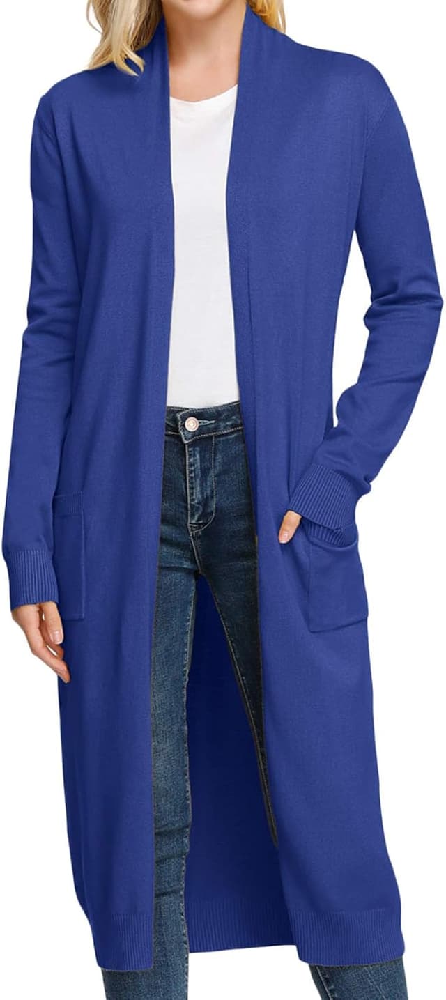 Detalle de GRACE KARIN Maxi Knit Cardigan