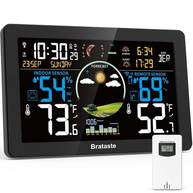 Imagen de Weather Station Wireless Indoor Outdoor 7.5'' Display 🌤 en OfertitasTOP