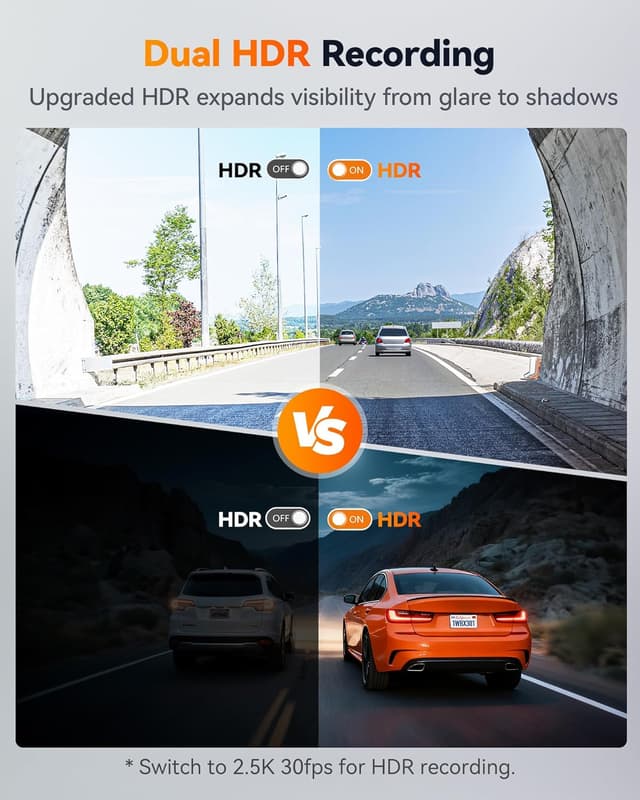 Thumbnail 6 de WOLFBOX X3 2.5K Dash Cam 64GB