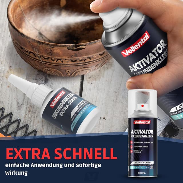 Thumbnail 1 de Sekundenkleber Aktivator Spray 200 ml extra stark