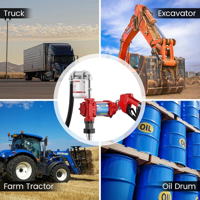 Thumbnail 6 de POXURIO 15GPM 12V Fuel Transfer Pump