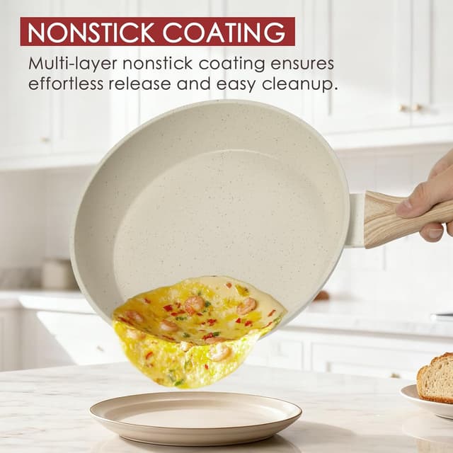 Detalle de Kikcoin 31-Piece Nonstick Pots and Pans Set