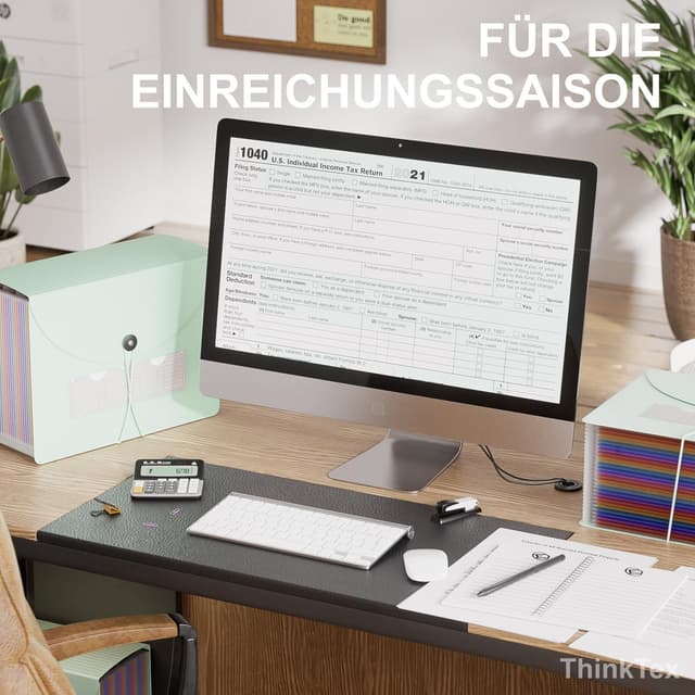 Thumbnail 4 de ThinkTex 26 Fächer Dokumentenmappe A4