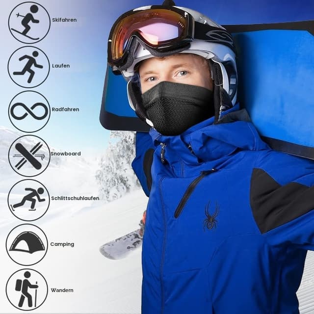 Detalle de WTACTFUL Winter-HalswĂ€rmer 22x40 cm đ§Ł