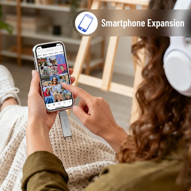 Thumbnail 6 de OSCOO 32GB USB 3.1 dual USB-C USB-A drive