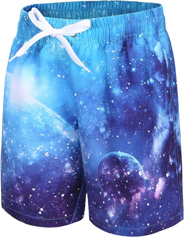 Detalle de Aisyee Jungen Badehose Kinder: schnell trocknende Badeshorts für 5–14 Jahre