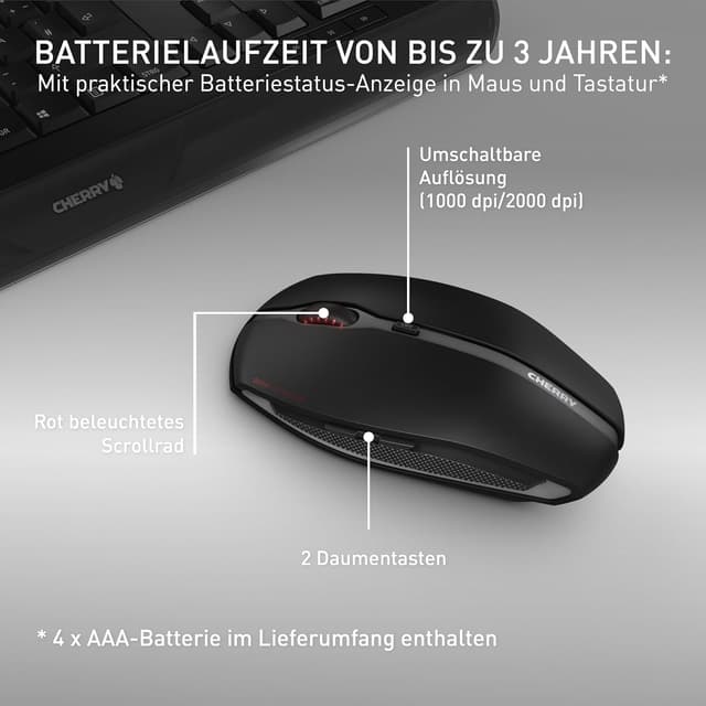 Thumbnail 4 de Cherry Gentix Desktop kabelloses Set