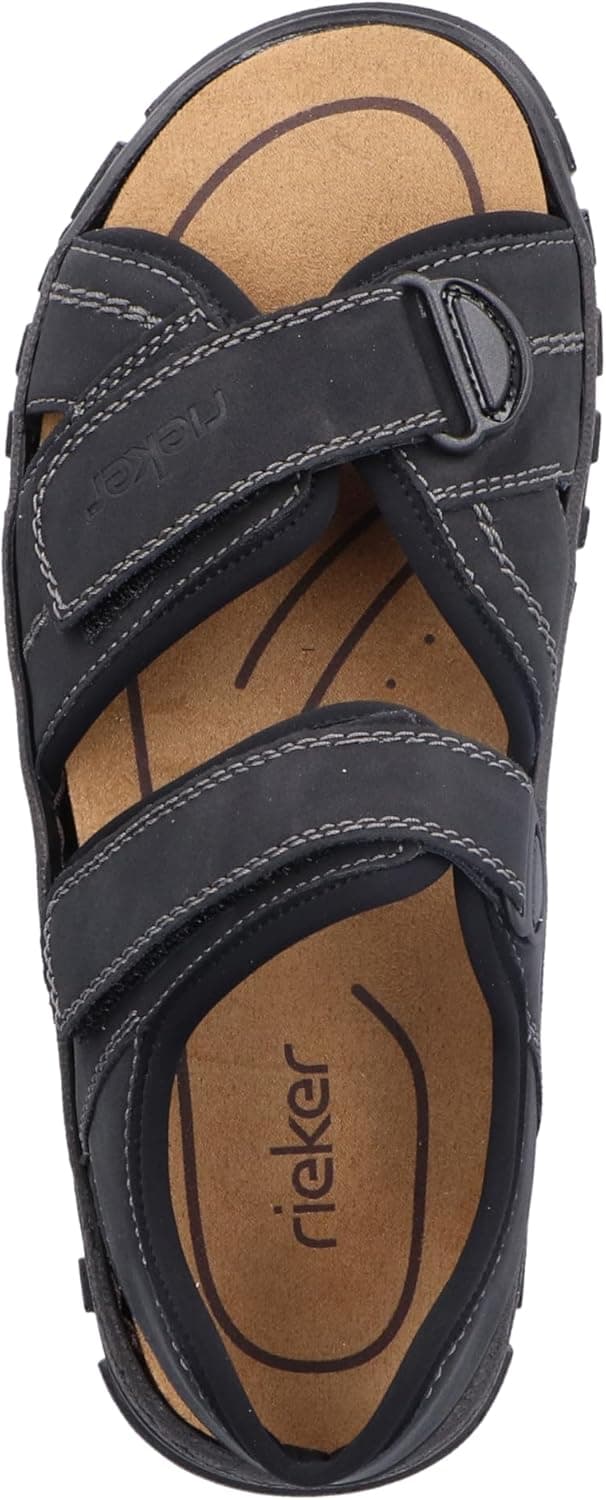 Detalle 1 de Rieker Herren Sandalette braun