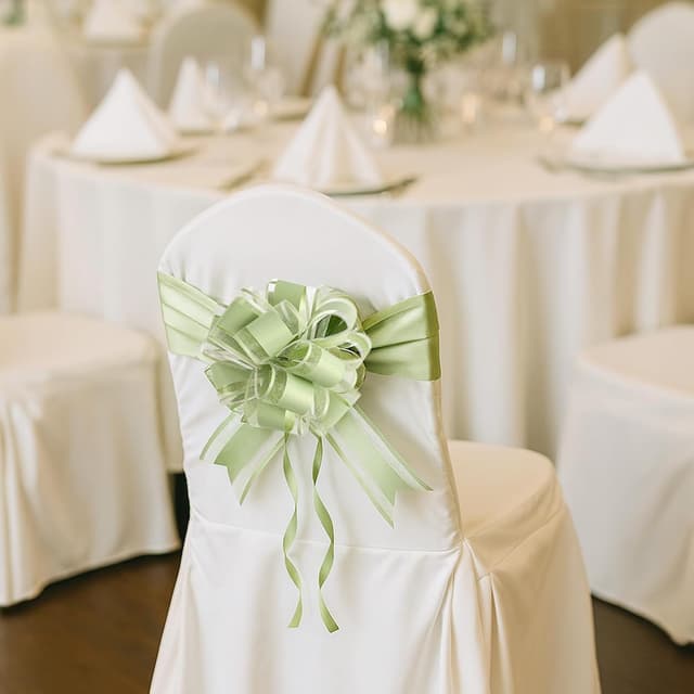 Thumbnail 5 de jijAcraft Salbeigrün Schleife 15 cm 🎀