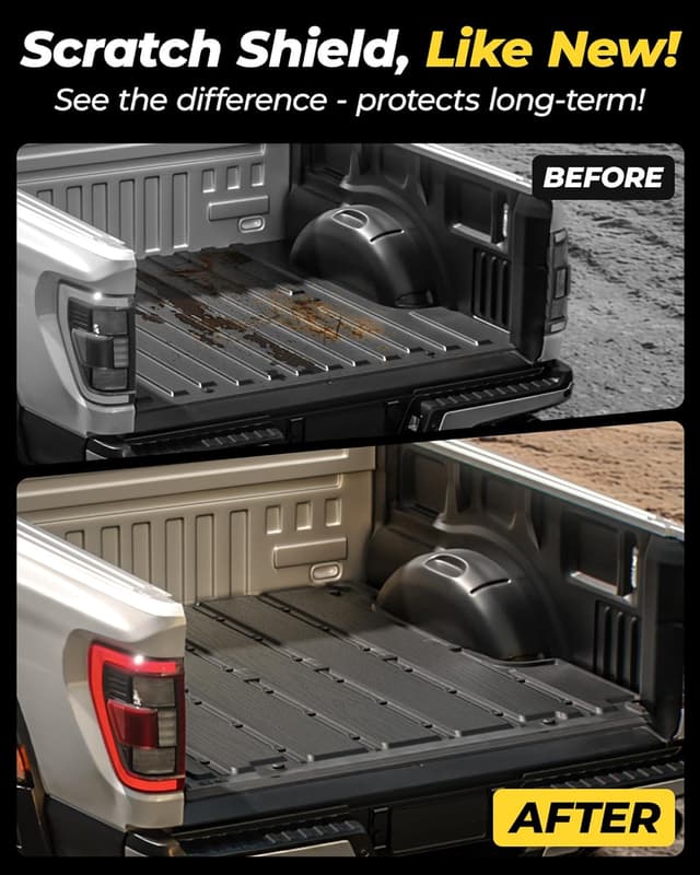 Thumbnail 2 de 3W Truck Bed Mat for 2020-2026 Jeep Gladiator 5ft