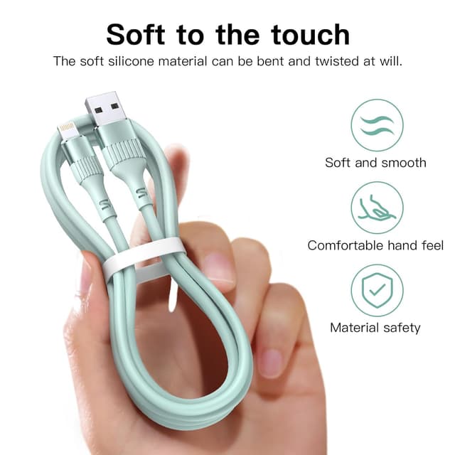 Detalle de Ankoda iPhone Charger 4 Pack 1.8m Lightning