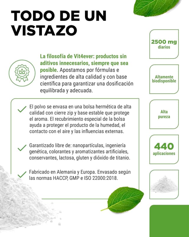 Thumbnail 3 de MSM en Polvo 1 kg 99,9% Metilsulfonilmetano