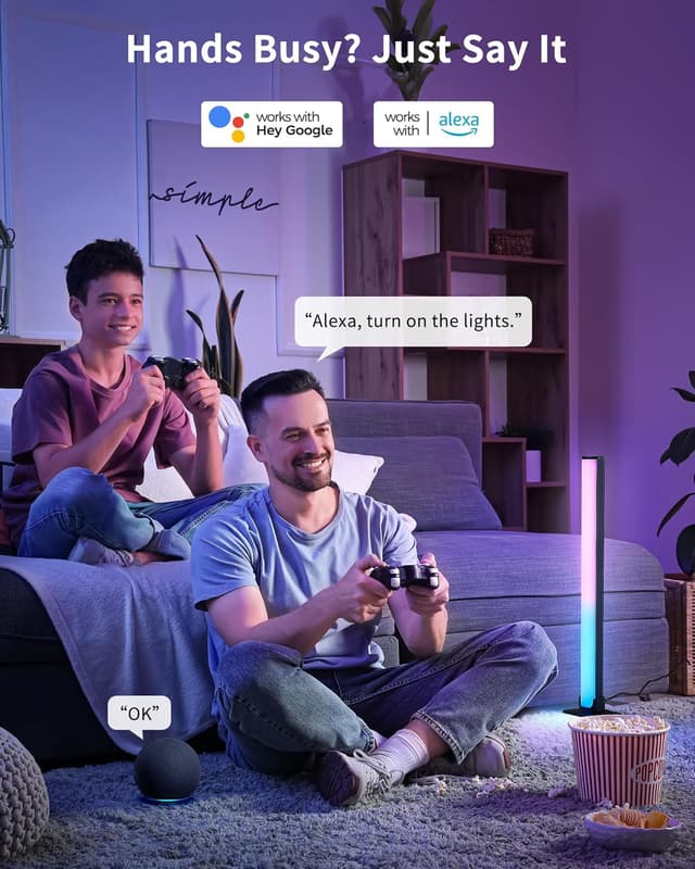 Thumbnail 3 de LuminexDesigns Smart Barre Luce LED RGB 25cm per TV