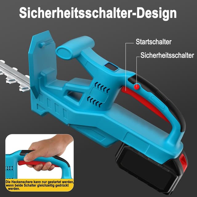 Detalle 2 de Akku-Heckenschere für Makita 51 cm Schnittlänge