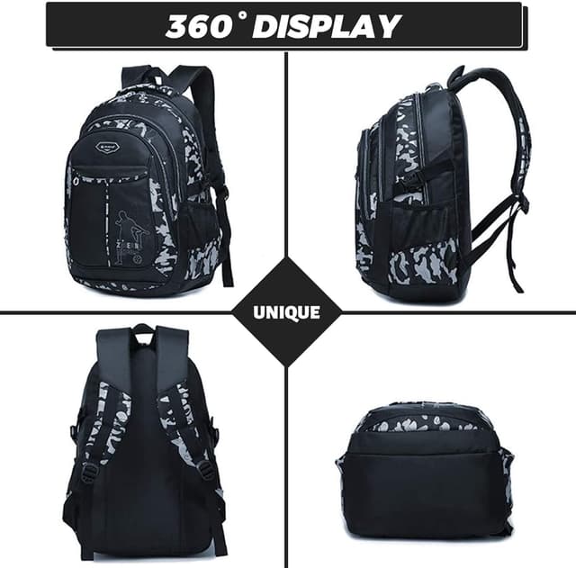 Thumbnail 6 de IvyH Mochilas Escolares 3 en 1 Camuflaje