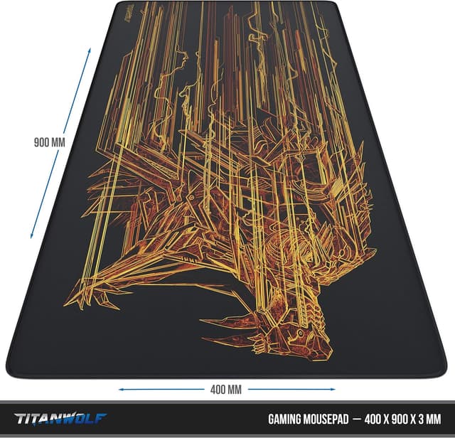 Thumbnail 1 de TITANWOLF XXL Speed Gaming Mauspad 900 x 400 mm