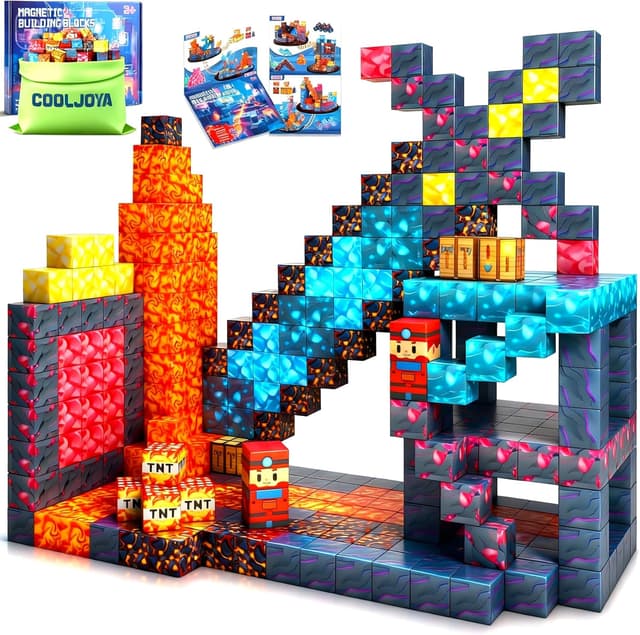 Detalle de COOLJOYA Magnetic Blocks 54PCS