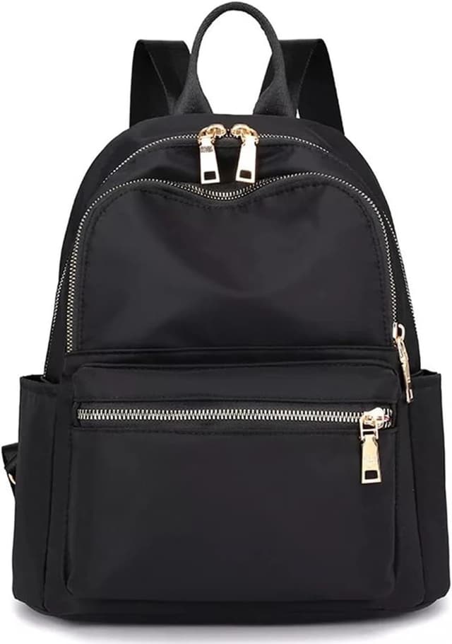 Detalle de Kommodum Zaino Donna Zainetto nero multi-tasche con tasca anti-furto (leggero, casual)
