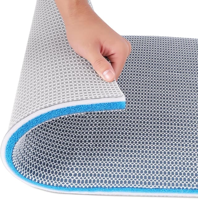 Detalle de APXEL Aquarium Filter Media Sponge Pad (Multi-Layer Foam Filter Floss) – 30 x 40 x 1.5 cm