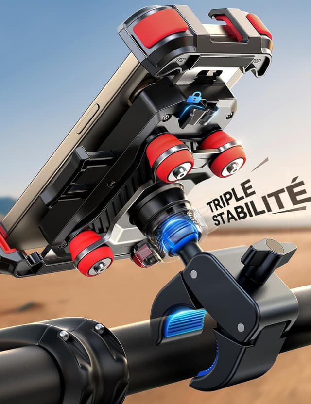 Thumbnail 3 de JOYROOM Support Téléphone Moto Rotation 360°