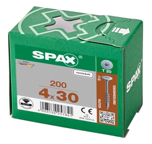 Thumbnail 5 de Spax 681030400303 T-STAR Plus 4CUT tĂȘte plate nickel đ